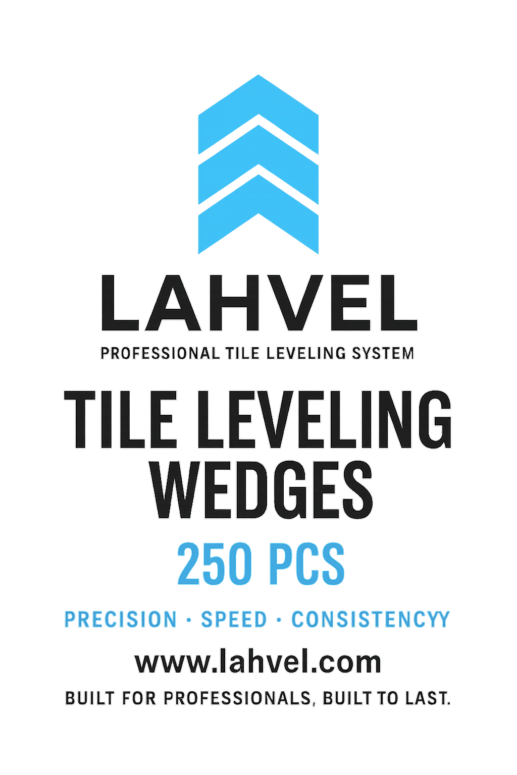Lahvel Tile Leveling Wedges – Professional Reusable Wedge System