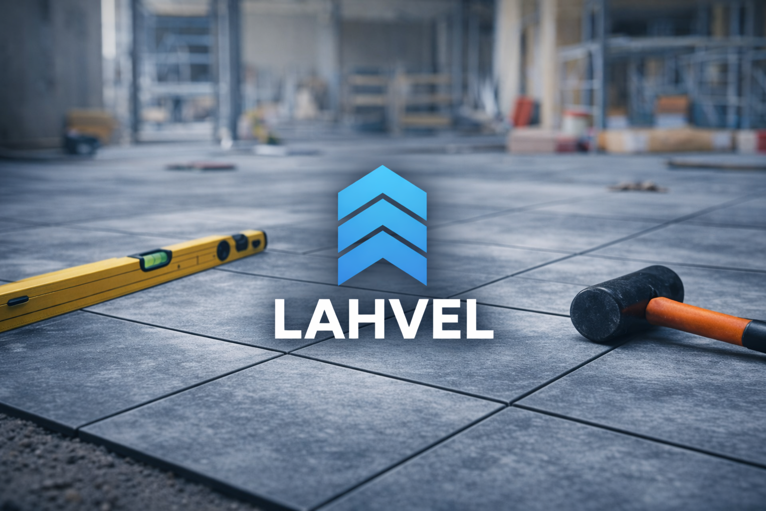 Professional tile installation using the Lahvel leveling system
